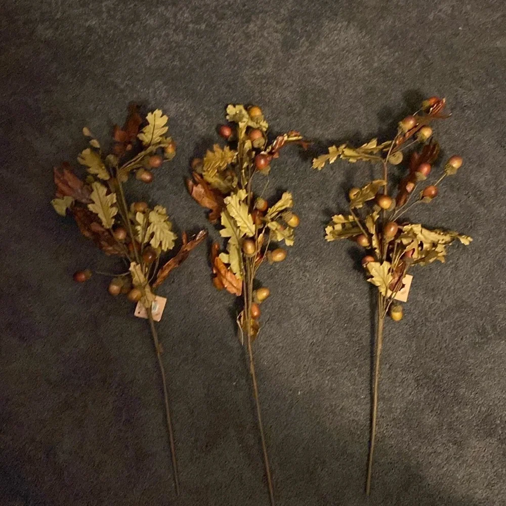 NWT Set of 6 fall acorn picks